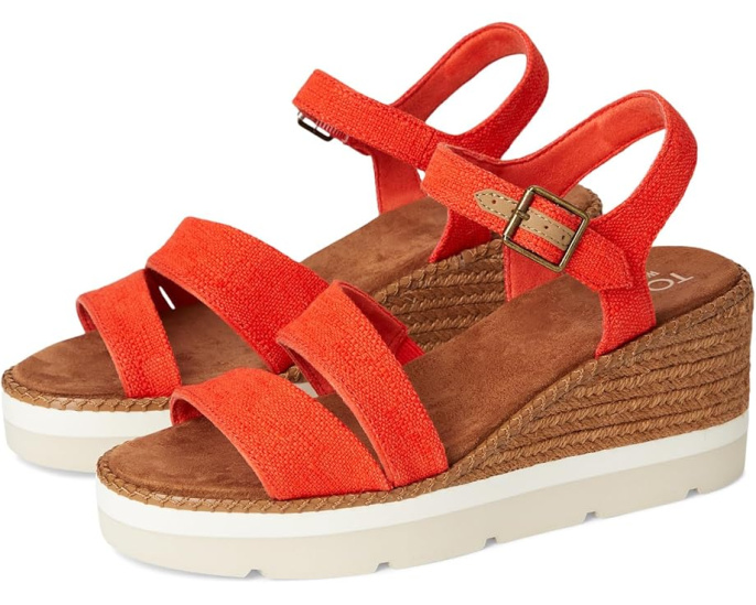 Босоножки TOMS Darya на платформе-клин с регулируемым ремешком