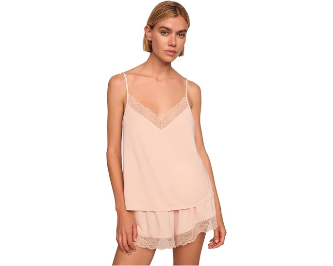 Пижамный комплект Eberjey Kari с кружевной отделкой из мягкого TENCEL Modal