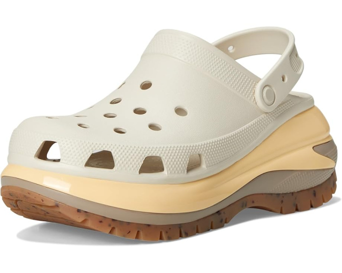 Кроссовки-клоги Crocs Mega Crush с высокой платформой и ремешком
