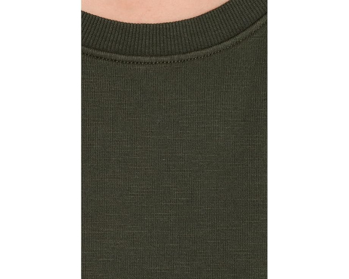 Платье Eileen Fisher миди из махры с воротником-хомутом
