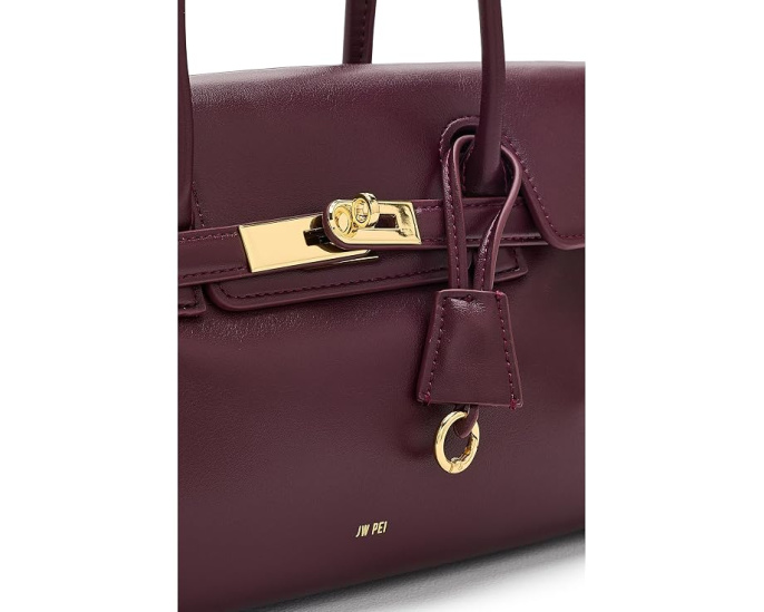 Сумка через плечо JW PEI Yara Shoulder Bag глубокий бордовый