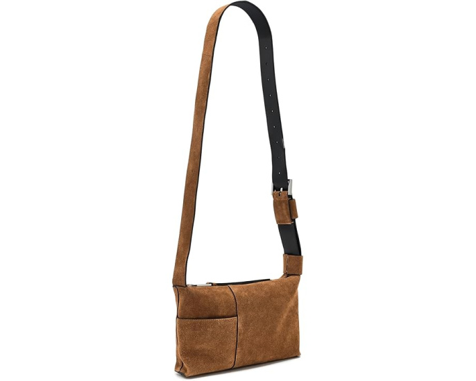 AllSaints сумка через плечо Alba Suede Zip Xbody