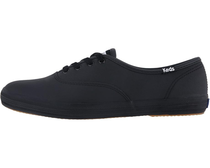 Кожаные кроссовки Keds Champion Leather Lace Up на резиновой подошве