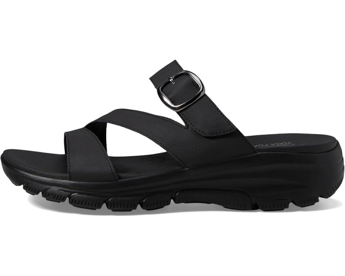 Сандалии Skechers Easy Going Slide On By с платформой и стелькой Yoga Foam