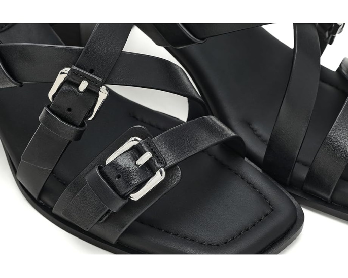 Сандалии Harlow Mid Heel от rag & bone на квадратном каблуке с кожаным верхом