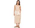 Varley Aoife Knit Dress трикотажное платье бежевое