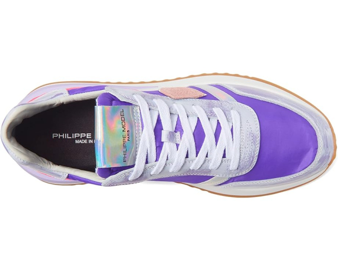 Кроссовки Philippe Model Tropez 2.1 из кожи и текстиля с камуфляжным принтом