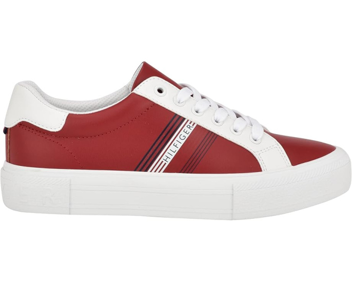 Кроссовки Andrei Tommy Hilfiger из кожи и текстиля с круглым носком