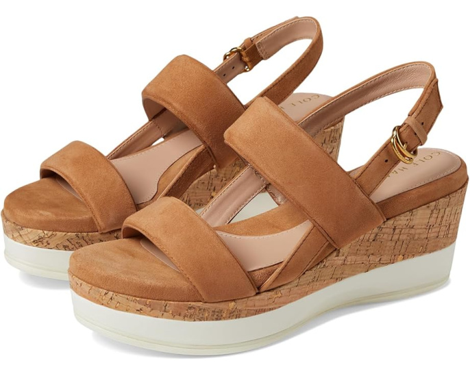 Босоножки Cole Haan Aislin на платформе с двумя ремешками и стелькой с поддержкой свода