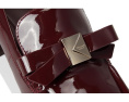 Kate Spade New York лоферы на каблуке Deco Bow из гладкой кожи