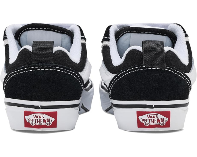 Детские кеды Vans Knu Skool Bolt черные на шнуровке