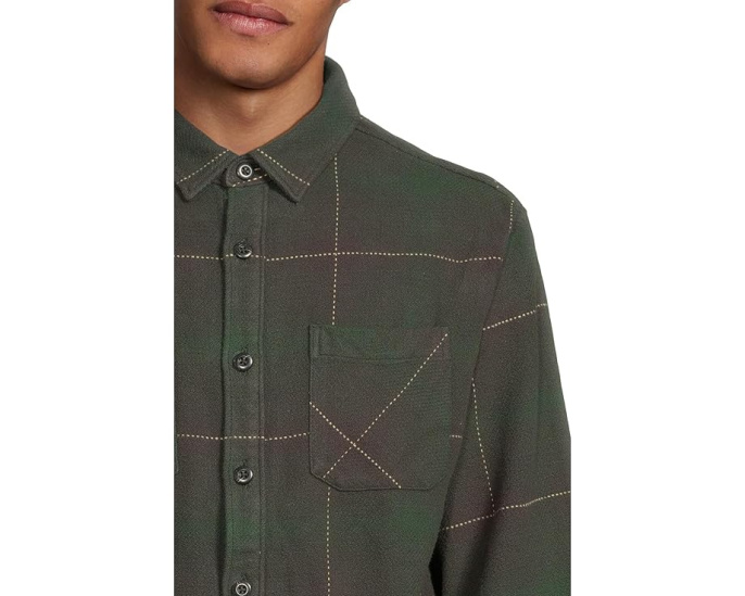 Рубашка Quiksilver Dna Flannel из мягкого хлопка