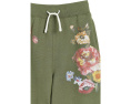 Floral Wide-Leg Fleece Sweatpants (Big Kid)