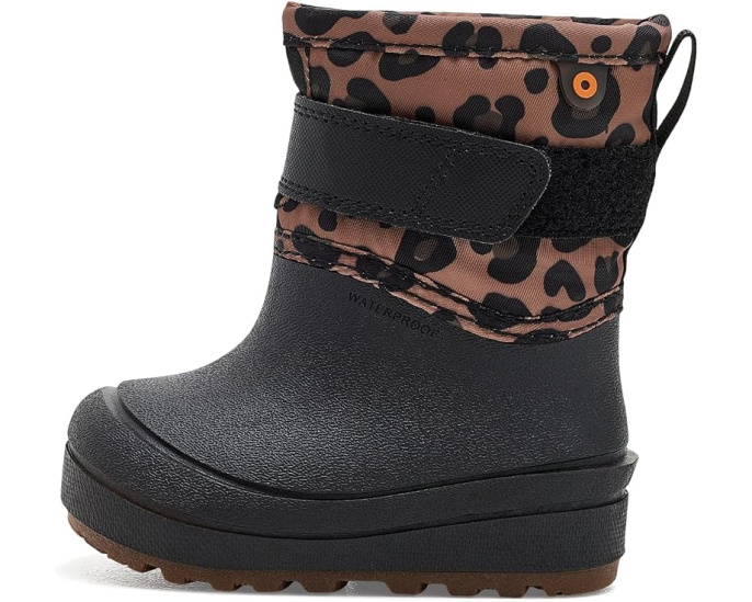 Детские зимние сапоги Bogs Snow Shell-Leopard непромокаемые