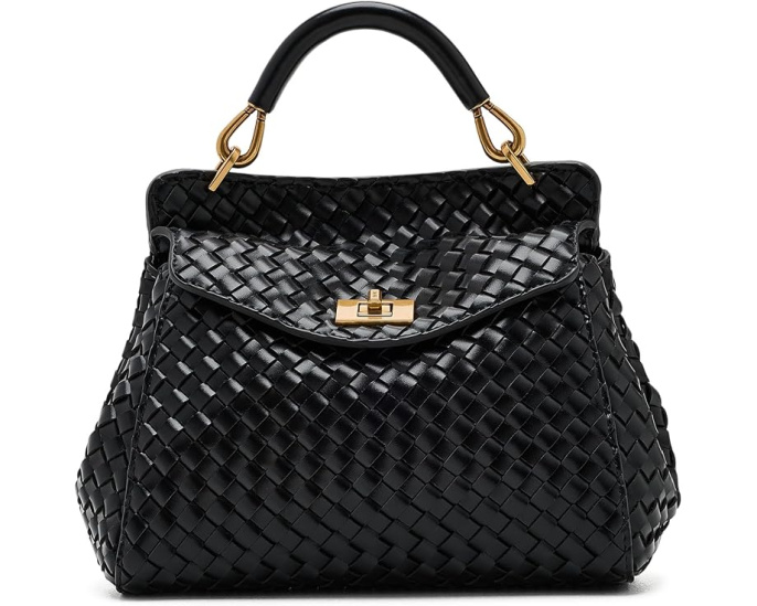 Lucia Classic Top Handle Woven Bag