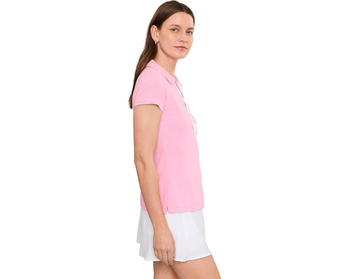 Женское поло Lilly Pulitzer Frida Bow с защитой UPF 50+