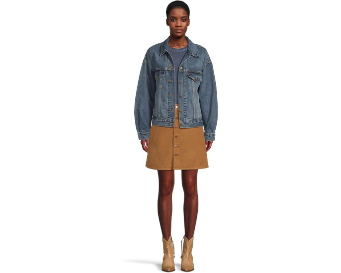 Юбка Levi's® Premium Retro с застежкой на пуговицах спереди