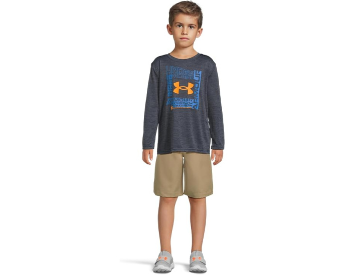 Under Armour Kids Футболка с длинным рукавом Logo Frame Twist Tech