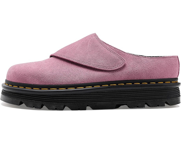 Мюли Dr. Martens Zebzag Anywair на платформе из замши Dusty Rose EH