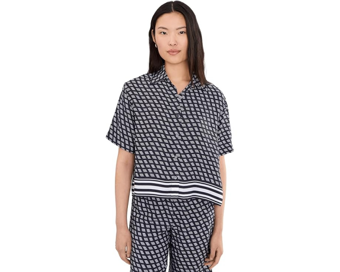Рубашка Madewell Vivian с карманом из вискозного твила