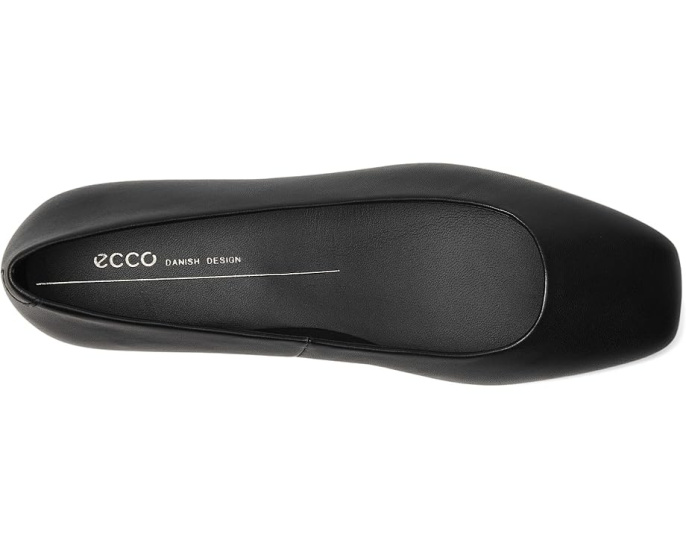 Балетки ECCO Margot Plain с кожаной стелькой и подошвой из полиуретана