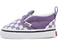 Детские кеды Vans Slip-On V клетчатые без шнуровки