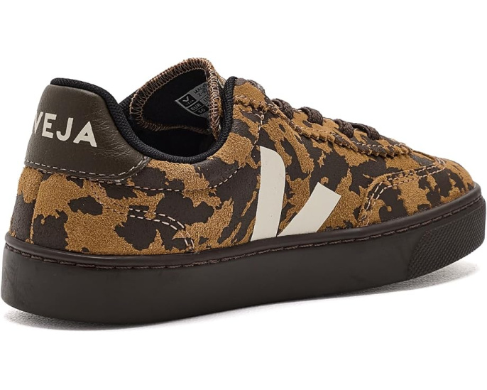 Кроссовки VEJA Small Volley детские с узором из замши
