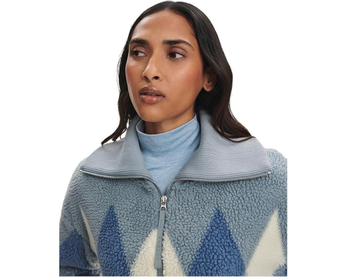 Varley куртка Franca Sherpa Jacket с ромбовидным узором