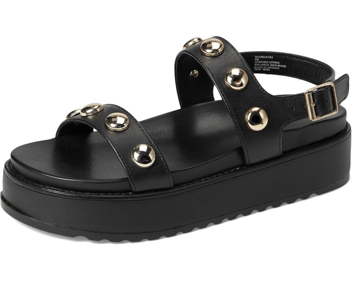 Сандалии Steve Madden Bia на платформе с декоративными шипами и регулируемым ремешком
