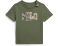 Хлопковое джерси-поло с логотипом Madras от Polo Ralph Lauren