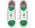Кроссовки Hayes Blue by Betsey Johnson с декором в футбольной тематике