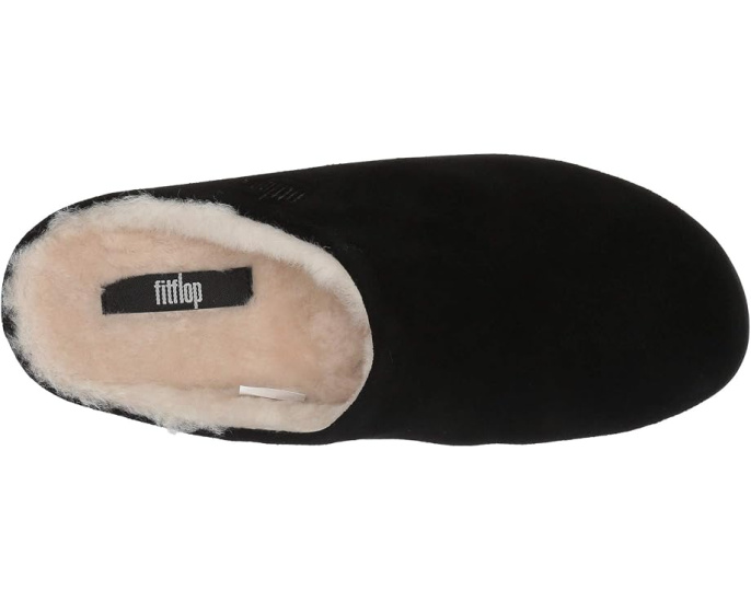 FitFlop тапочки Chrissie из замши с эффектной подошвой