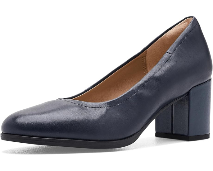 Клатч Freva 55 Court кожаный на каблуке 7 см Clarks