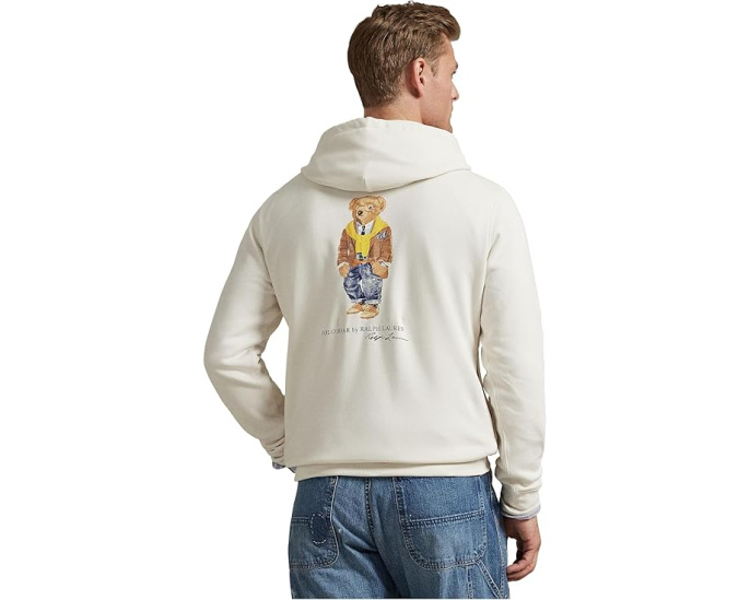 Толстовка Polo Ralph Lauren с капюшоном и принтом Polo Bear из флиса