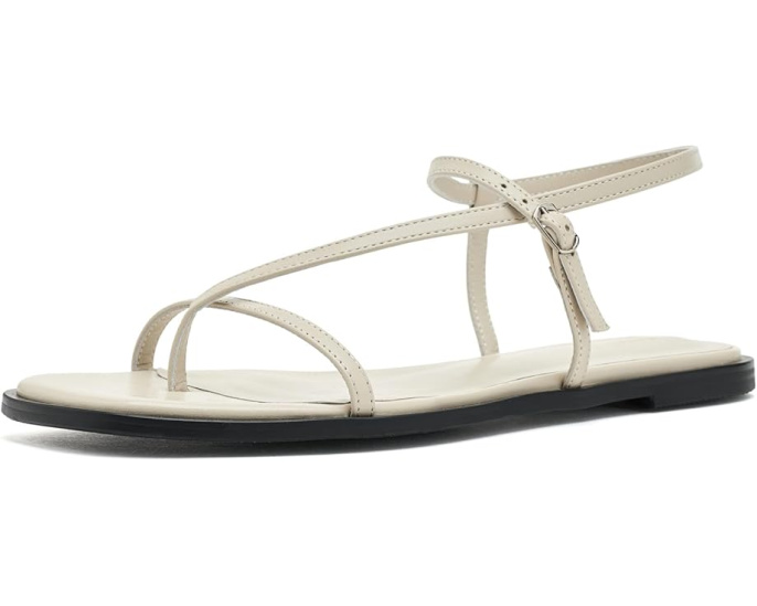 Кожаные сандалии Maxy Flat на плоской подошве от Amie Rafa