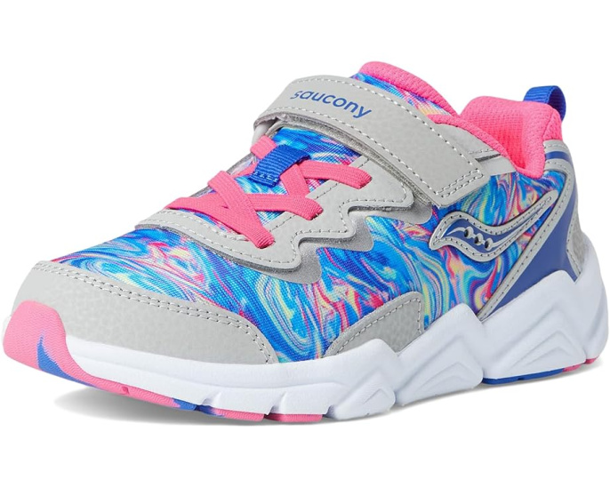 Saucony детские кроссовки Flash A/C 3.0 с кожаным мыском и легкой подошвой