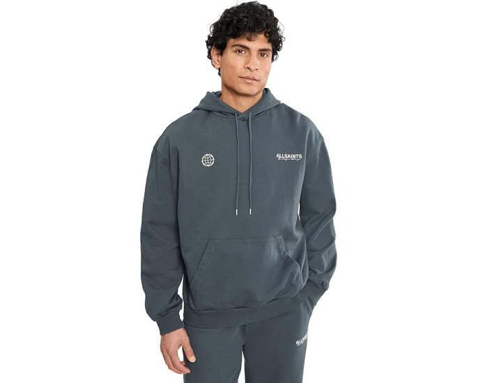 Толстовка AllSaints Emblem Oth Hoody с капюшоном и карманом-кенгуру