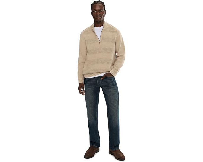 Свитер Tommy Bahama Saltwater Textured Half Zip с воротником стойкой