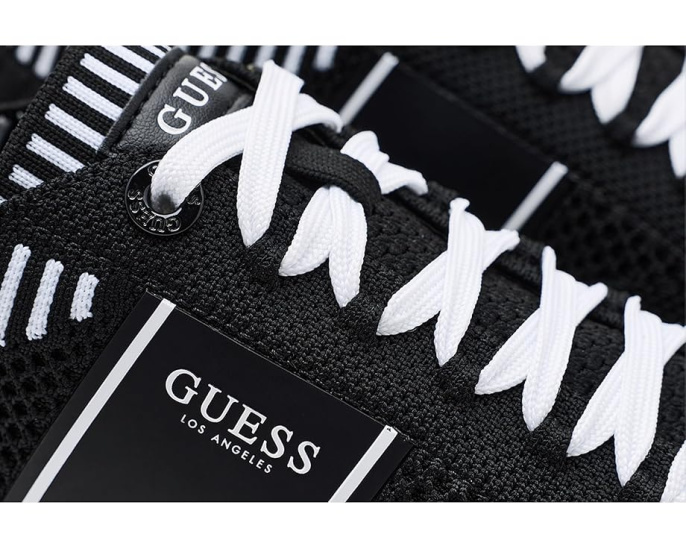 Кроссовки GUESS Jrixie с текстильным верхом и ребристым язычком