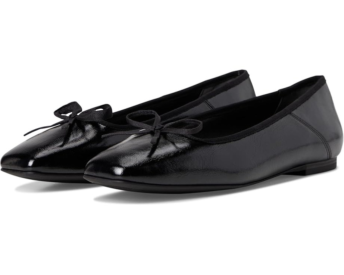 Балетки Anne Klein Aspen с бантом и мыском из полиуретана