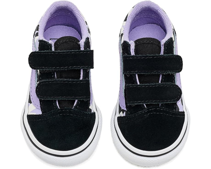 Кеды Vans Old Skool V для малышей с двойной липучкой