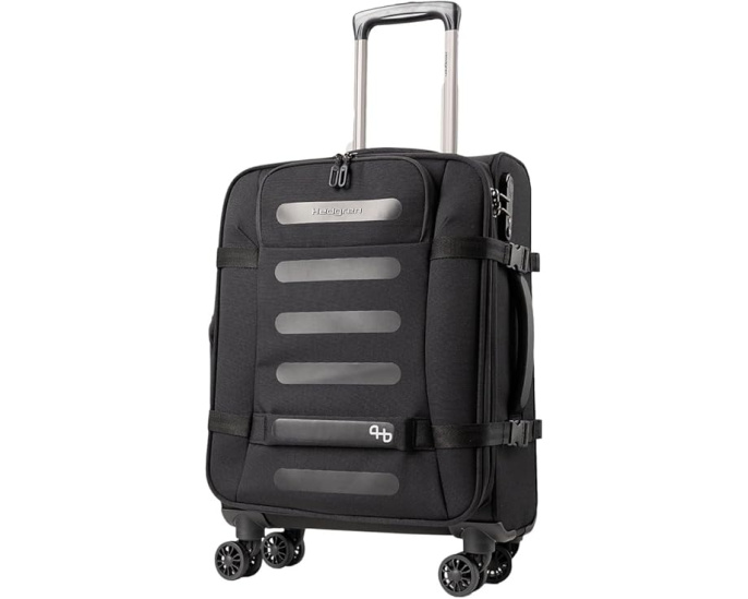 Дорожная сумка Hedgren Weekend Expandable Spinner черного цвета