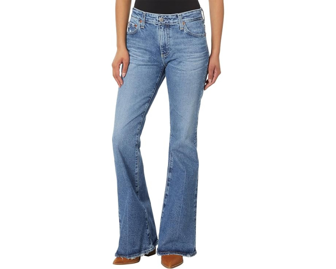 Джинсы AG Jeans Angeline Mid-Rise Flare с клёшем