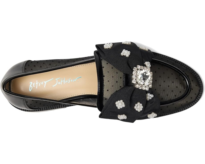 Лоферы Blue by Betsey Johnson Seth с жемчугом и бантом