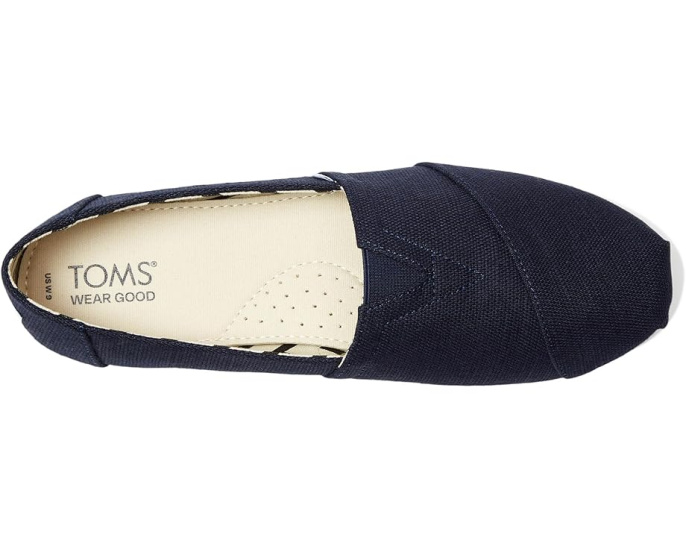 TOMS Classic Alpargata с верхом из парусины и стелькой OrthoLite
