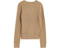 Polo Bear Mini-Cable Cotton Cardigan (Big Kid)