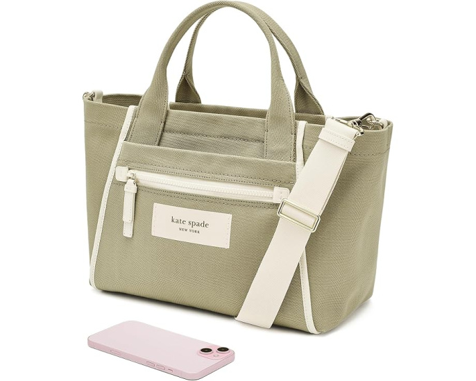 Сумка-тоут Kate Spade New York Dash Canvas с передним карманом на молнии