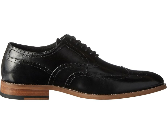 Оксфорды Stacy Adams Dunbar Wingtip с перфорацией и каблуком