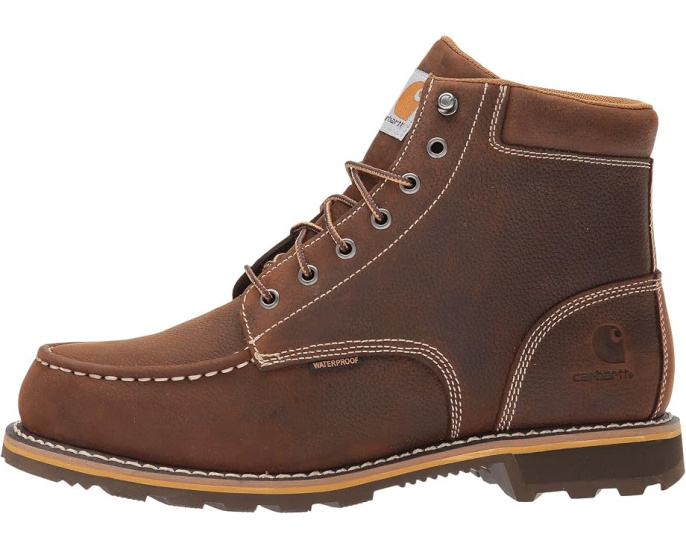 Непромокаемые ботинки Carhartt 6" Non-Safety Moc Toe Lug с шнуровкой