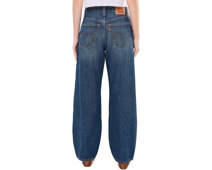 Джинсы Middy Balloon от Levi's с широкой штаниной